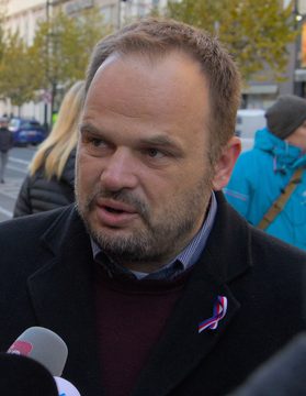 Korzo Národní, Gedenkveranstaltung am 17. November in Prag auf der Národní, 2023