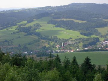 Krajina kolem Francovy Lhoty na Vsetínsku