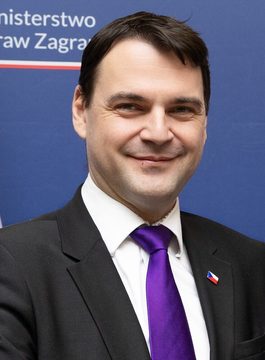 Петр Мацинка в министерстве иностранных дел Польши в Варшаве (2026)