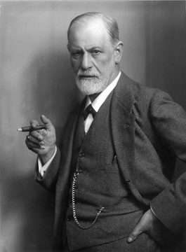 Sigmund Freud na snímku z roku 1921