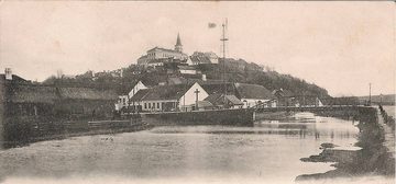 Jemnice on a postcard from 1903