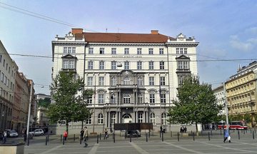 The Supreme Administrative Court building on Moravské náměstí in Brno, 2015