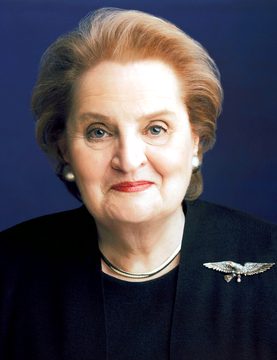 Madeleine Albrightová na snímku z roku 1997
