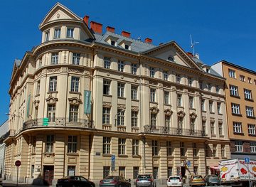 The building at Dr. Šmerala 2 in Ostrava, home of the station, 2018