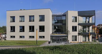 Budova centrálního předpovědního pracoviště Českého hydrometeorologického ústavu v Komořanech v Praze, 2021