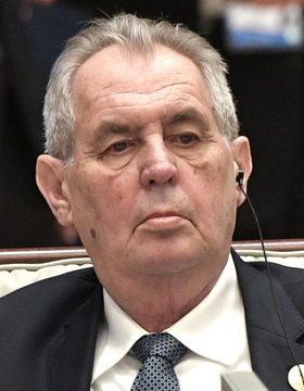 Miloš Zeman auf einem Foto von 2019