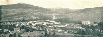 Zlín roku 1898, ještě před rozmachem firmy Baťa