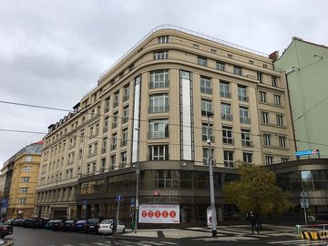 VZP headquarters building in Prague, 2016