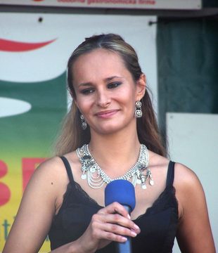 Monika Absolonová, vystoupení na slavnostech sv. Vavřince, Kladno, 2004