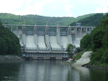 Slapy Reservoir on the Vltava, 2006
