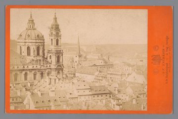 St Nicholas Church above the Lesser Town, c. 1875