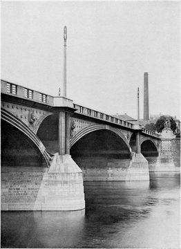 Hlávka Bridge to Holešovice, published 1924