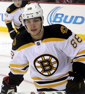 David Pastrňák v dresu Boston Bruins, 2016