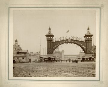 Gate of the Jubilee Land Exhibition, 1891